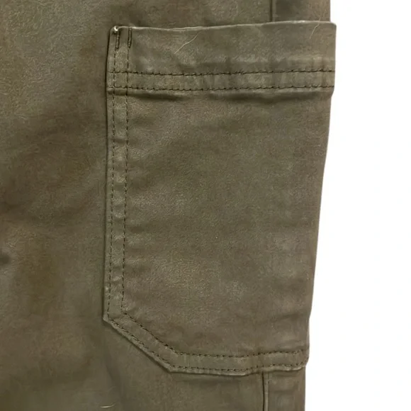 Banana Republic Sloan Utility Ankle Pant Heritage Olive Stretch Cargo Pockets 10 - Picture 11 of 12